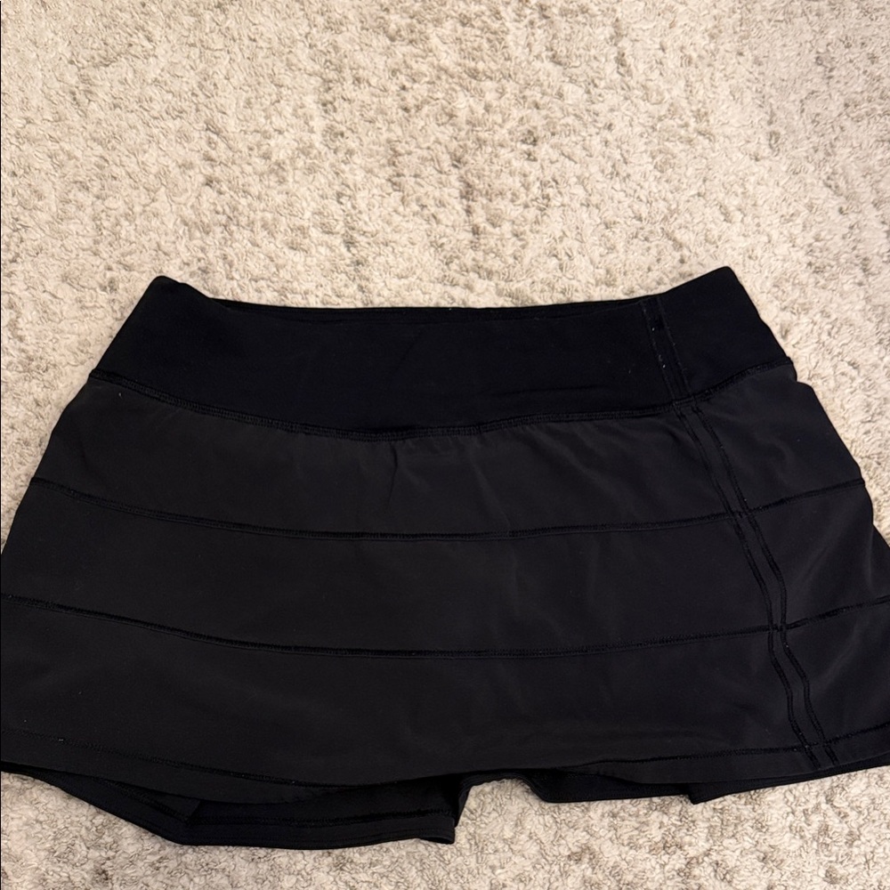 Lululemon Athletica Black Mini Skirt